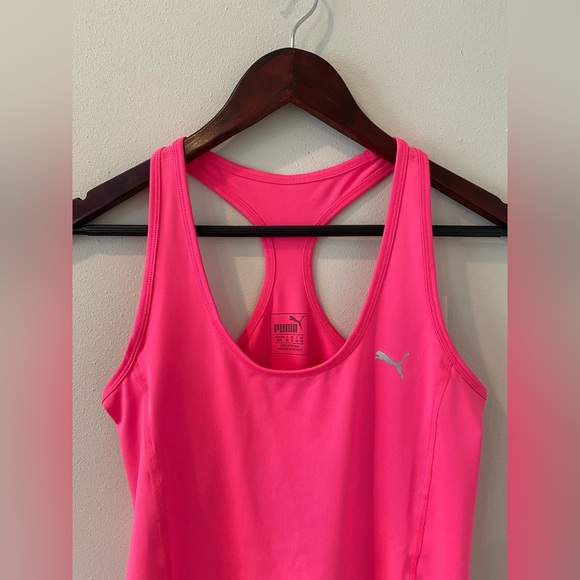 Puma Women's Essential Layer Tank Top Athletic Knockout Pink Sports Medium NWT - Picture 2 of 4